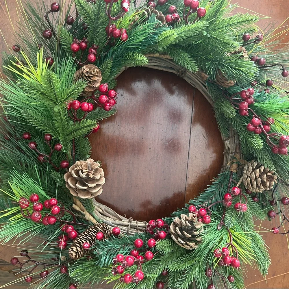 Artificial Christmas wreath
